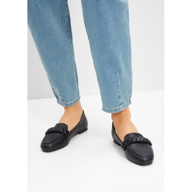 bonprix Loafers černá Žena