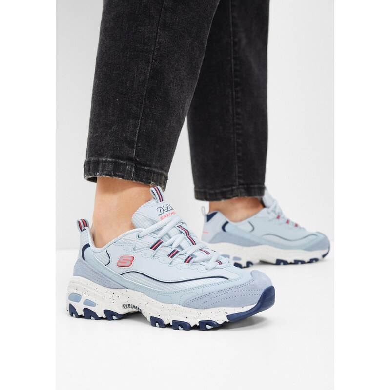 bonprix Chunky tenisky značky Skechers s paměťovou pěnou modrá Žena 104681149
