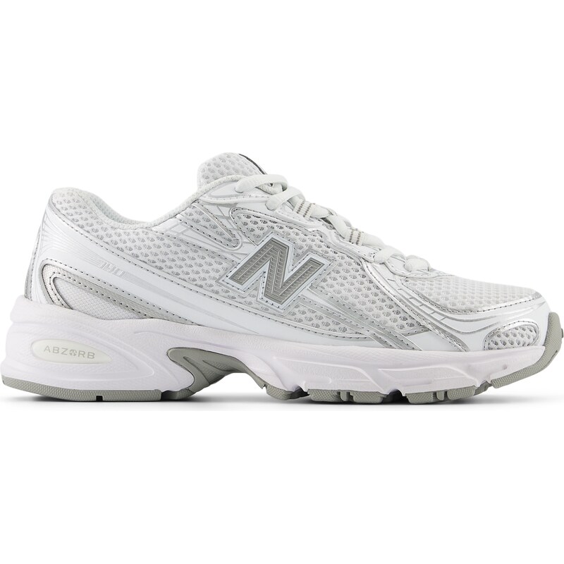 Dětské boty New Balance GR740WM – bílé