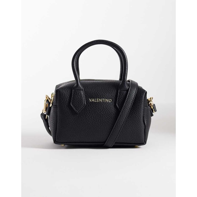 Valentino Fall Re top handle bowler bag in black - BLACK 113664006