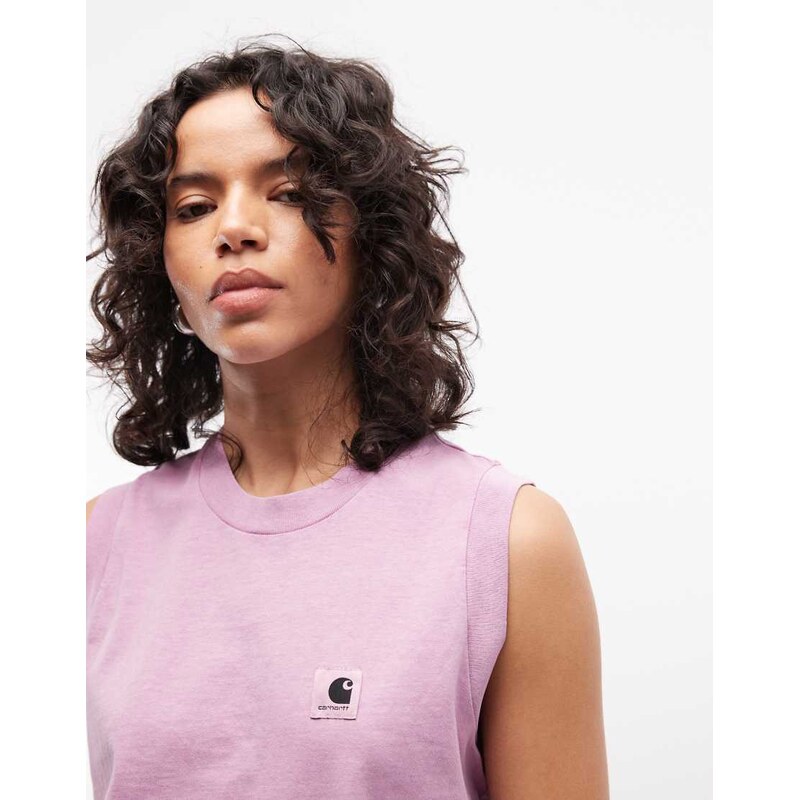 Carhartt WIP nelson vest in pink-Purple