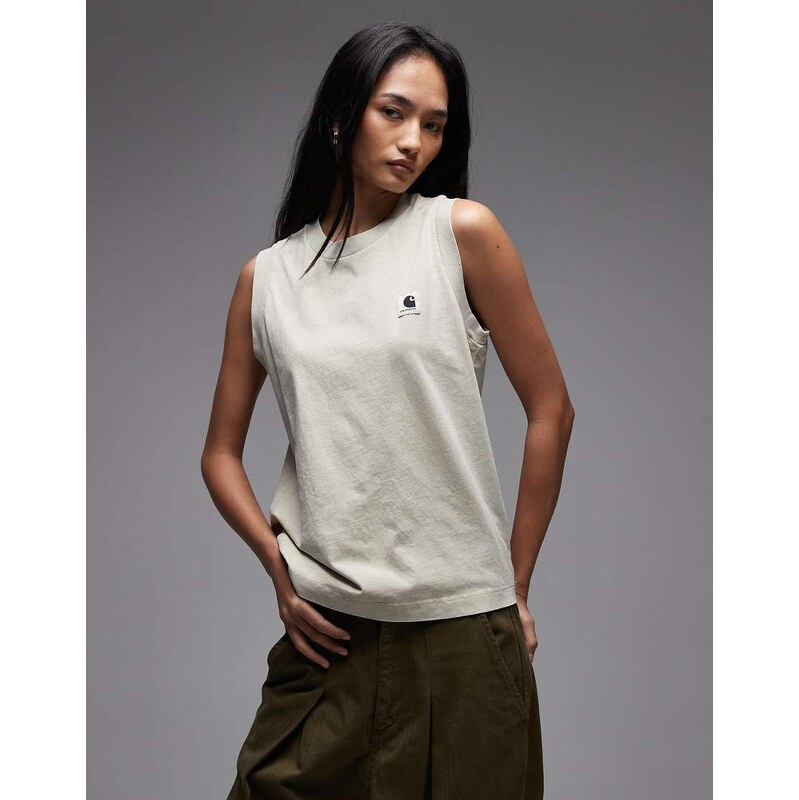 Carhartt WIP nelson vest in stone-Neutral 113664226