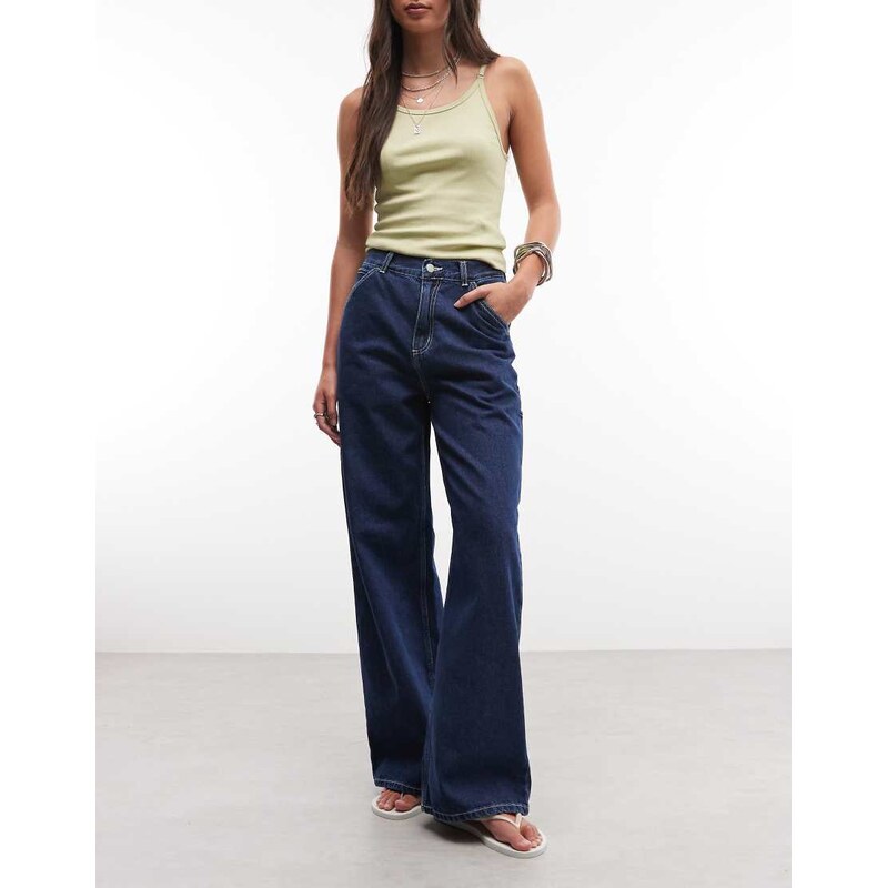 Carhartt WIP jens loose fit jeans in rinse-Blue