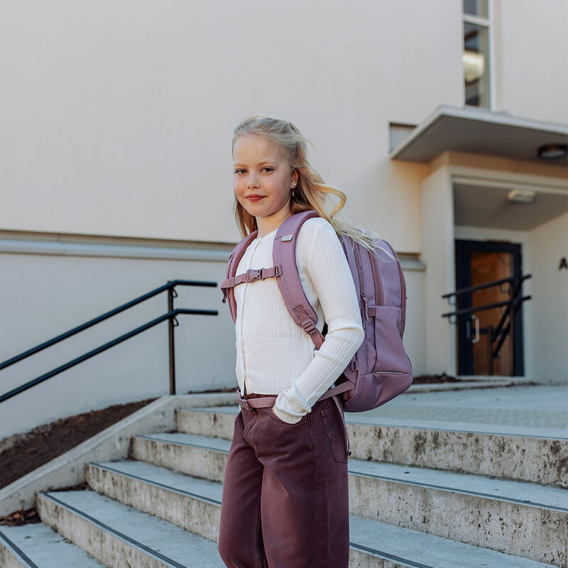 Školní batoh Urban midi Purple Rose BECKMANN
