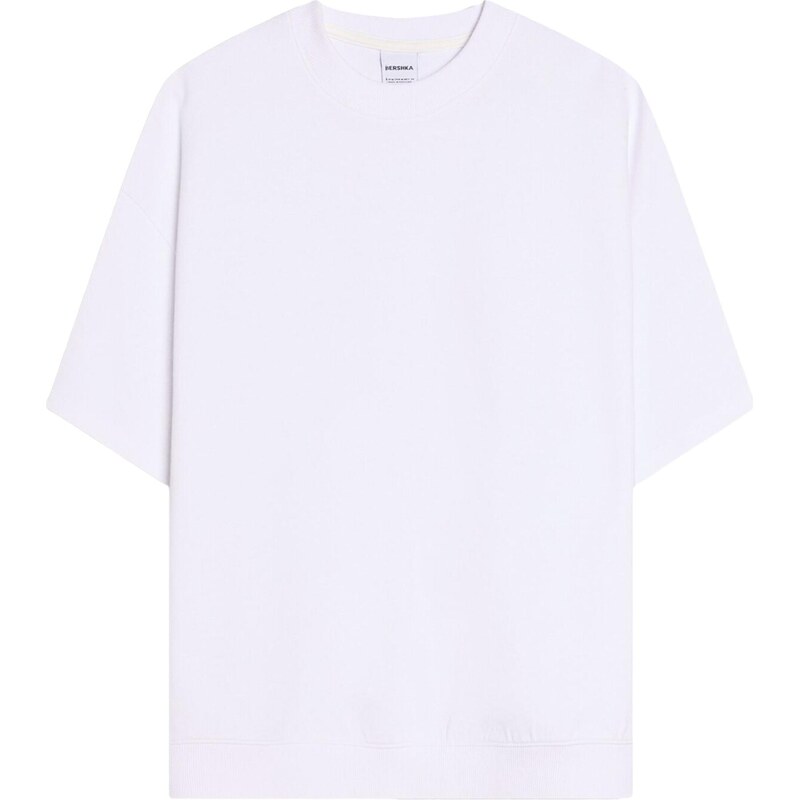 Bershka Mikina bílá