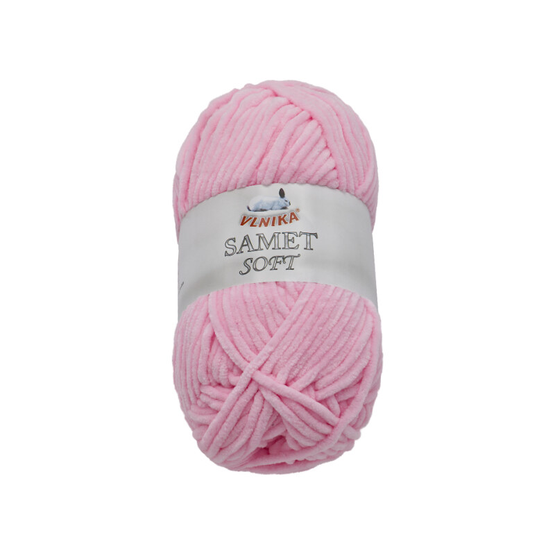 Bellatex Příze SAMET 100g / 100 m světle růžová 113667452