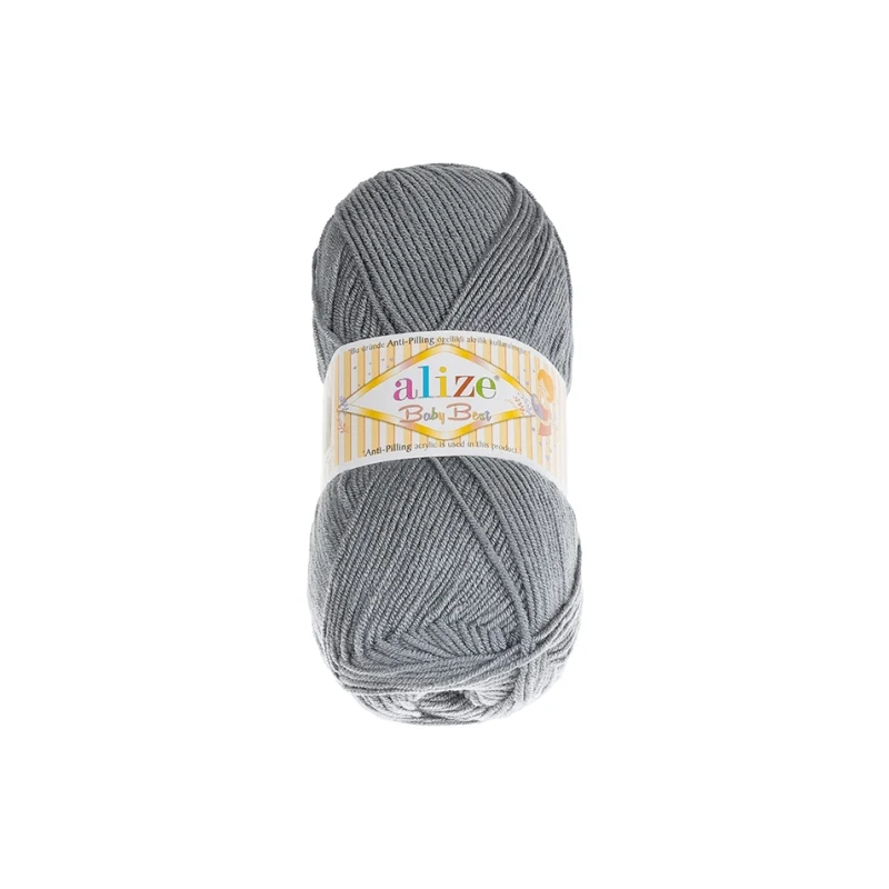 Bellatex Příze BABY BEST 100g / 240 m Šedá