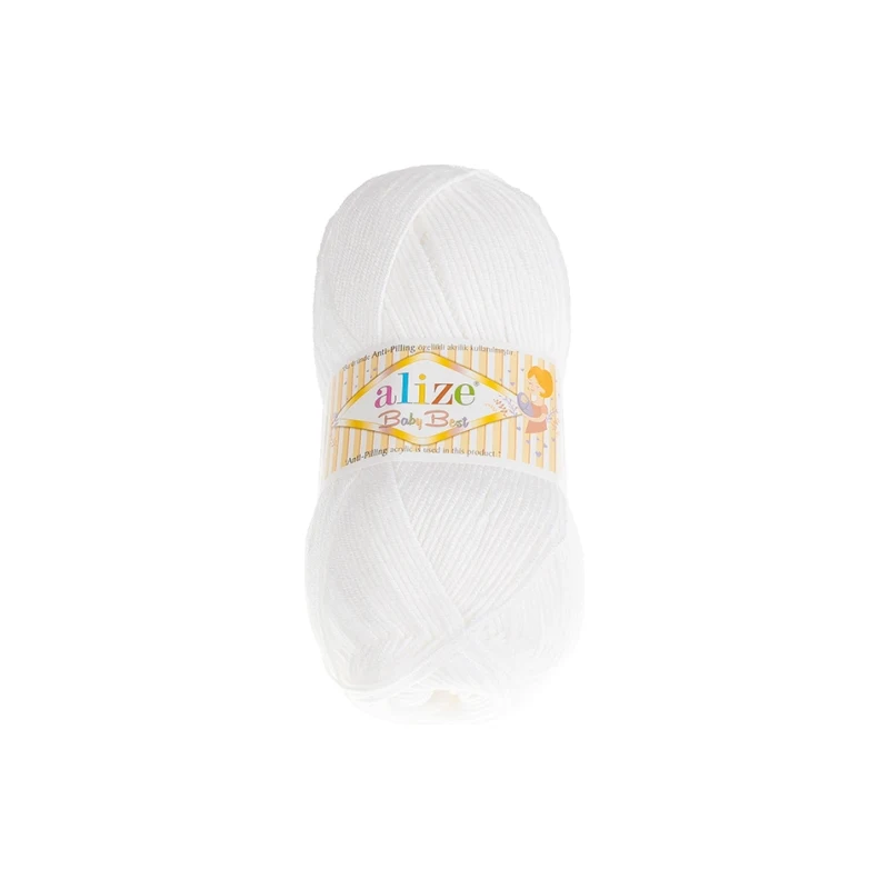 Bellatex Příze BABY BEST 100g / 240 m Bílá