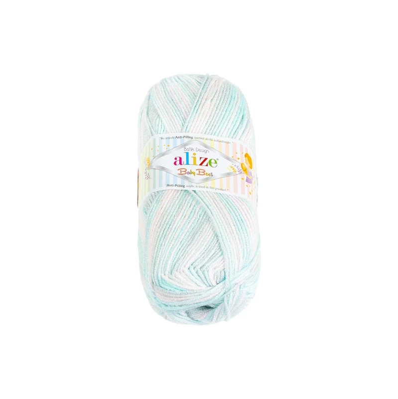 Bellatex Příze BABY BEST BATIK 100g / 240 m Světle růžová,Světle