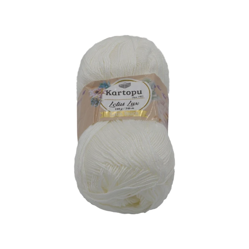 Bellatex Příze LOTUS LUX 100g / 340 m Bílá 113667589