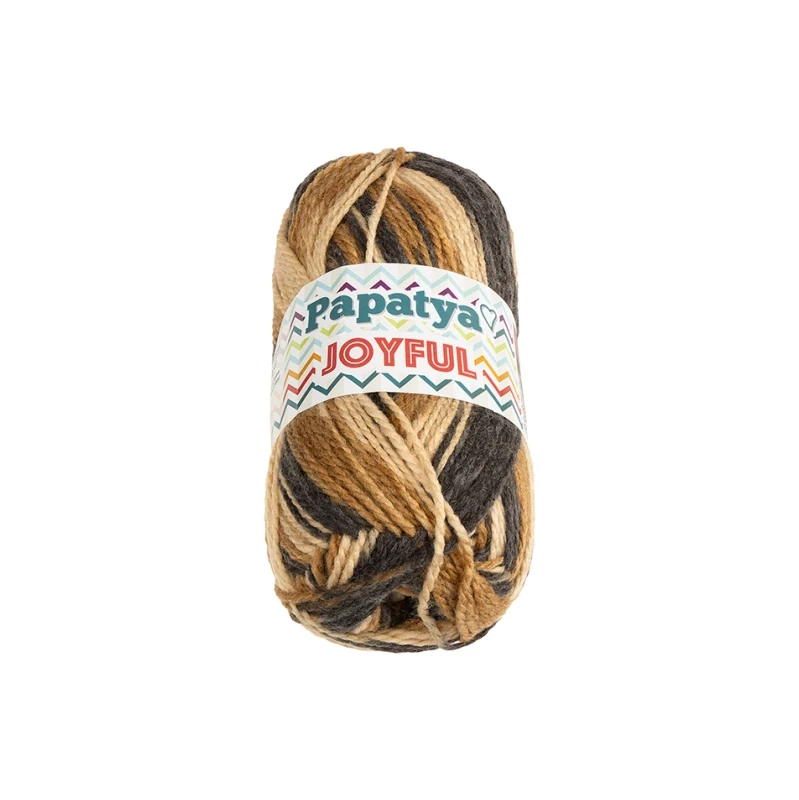 Bellatex Příze JOYFUL 100g / 200 m Béžová,Hnědá,Šedá