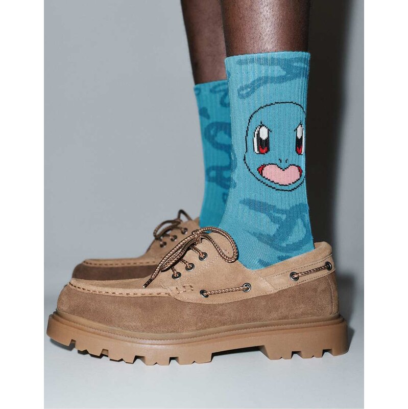 Pull&Bear Pokémon squirtle socks in sky blue