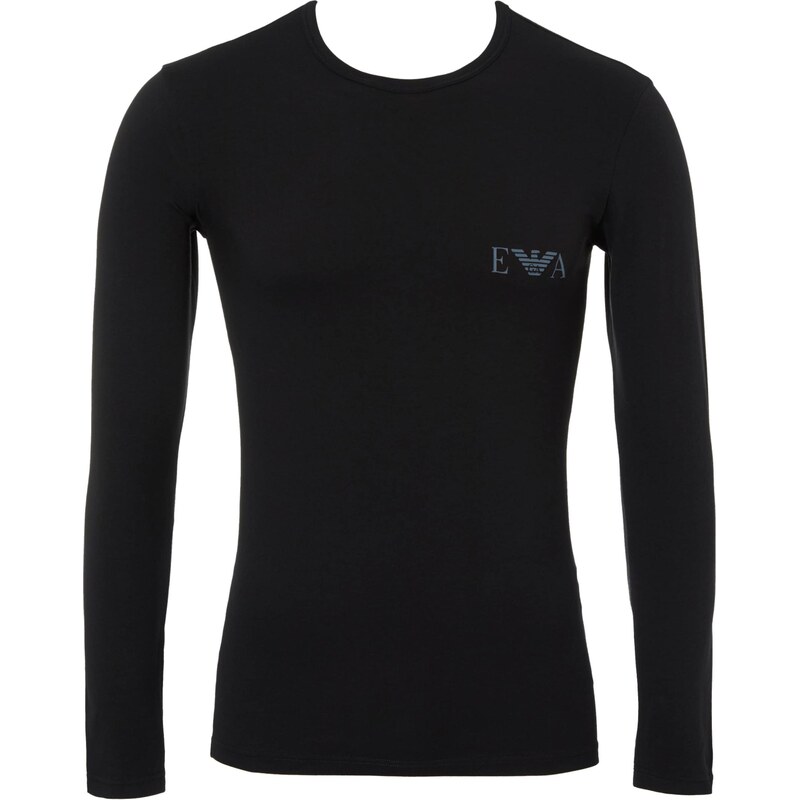 Emporio Armani Tričko modrá / černá