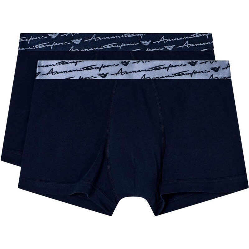 Emporio Armani Boxerky marine modrá / světlemodrá
