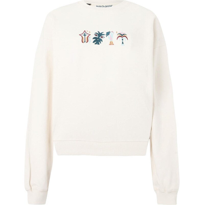 Volcom Mikina BRUNO LUCAS CREW azurová modrá / světlemodrá / ohnivá 113674722