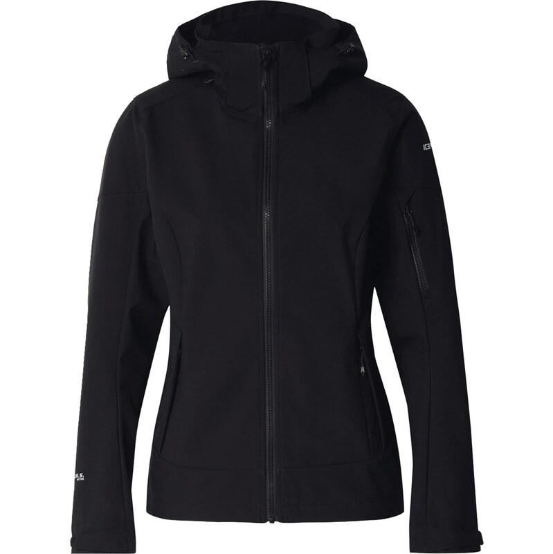 ICEPEAK Outdoorová bunda Bathgate světle šedá / černá 113674823