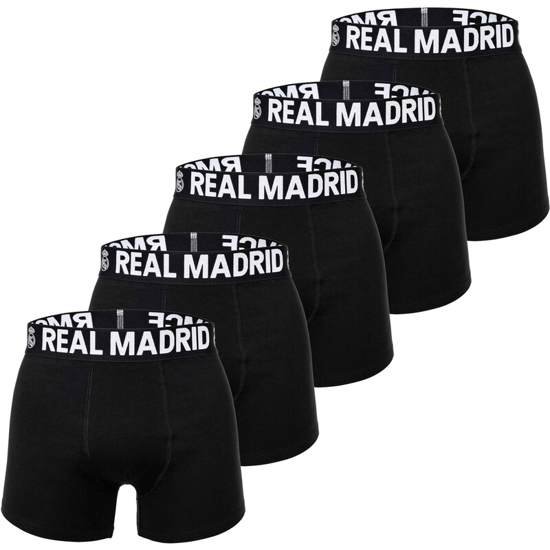 Real Madrid Boxerky černá / bílá