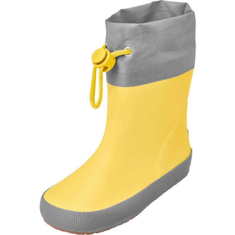 PLAYSHOES Gumové holínky žlutá / tmavě šedá