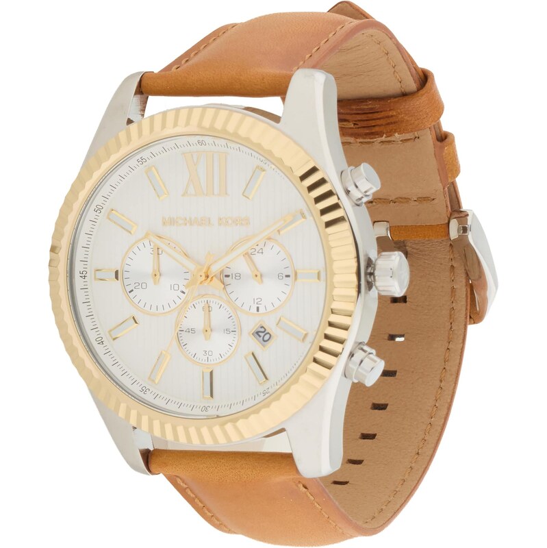 Michael Kors Analogové hodinky LEXINGTON pueblo / zlatá /