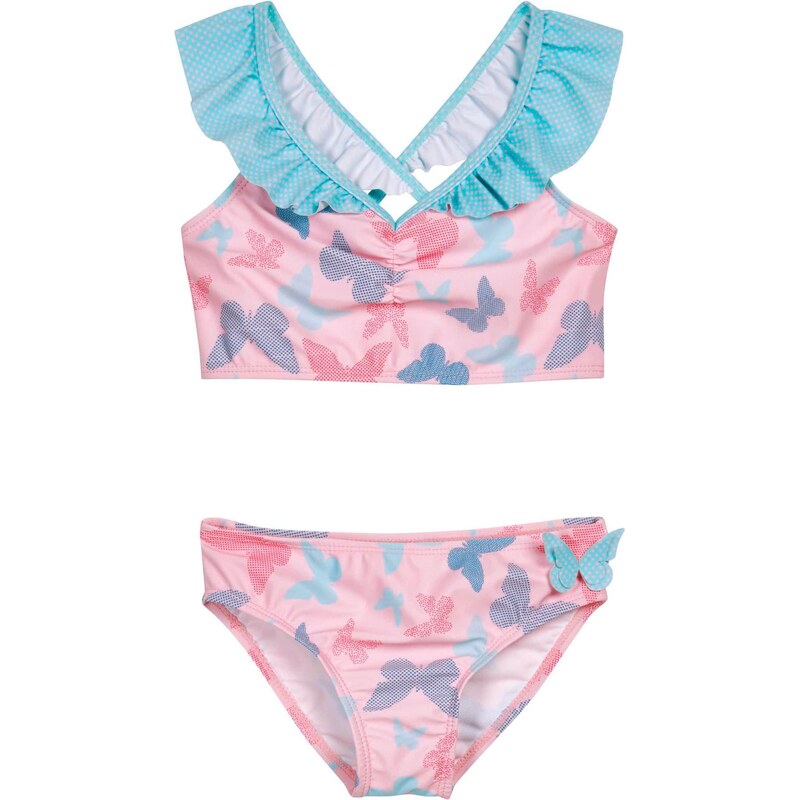 PLAYSHOES Bikiny Schmetterlinge modrá / nebeská modř / růžová /