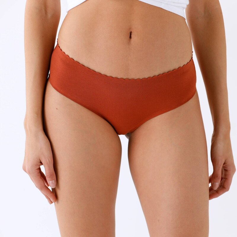 Blancheporte Sada 2 bavlněných strečových kalhotek Body Touch DIM bílá 113678084