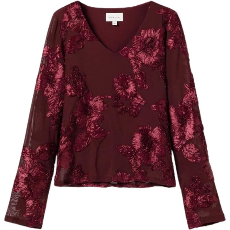 Noella Top Lucille vínově červená 113675234