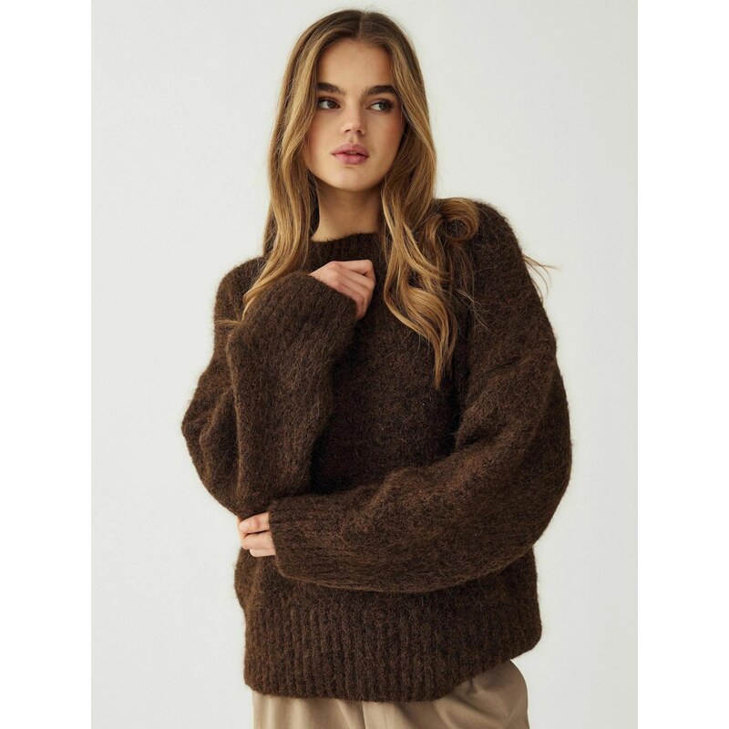Noella Svetr  N-Monika Knit  čokoládová