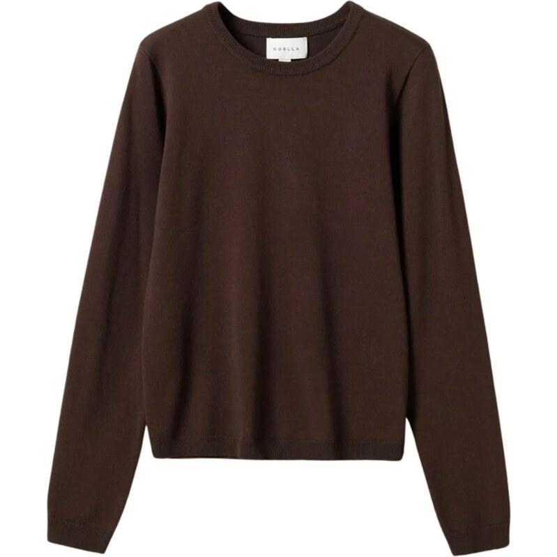 Noella Top N-Mardine Knit čokoládová 113675318