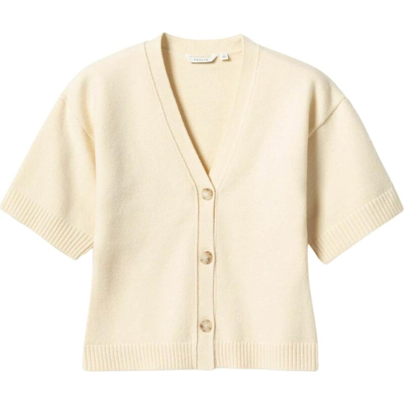 Noella Kardigan N-Lenyx SS Knit slonová kost 113675373