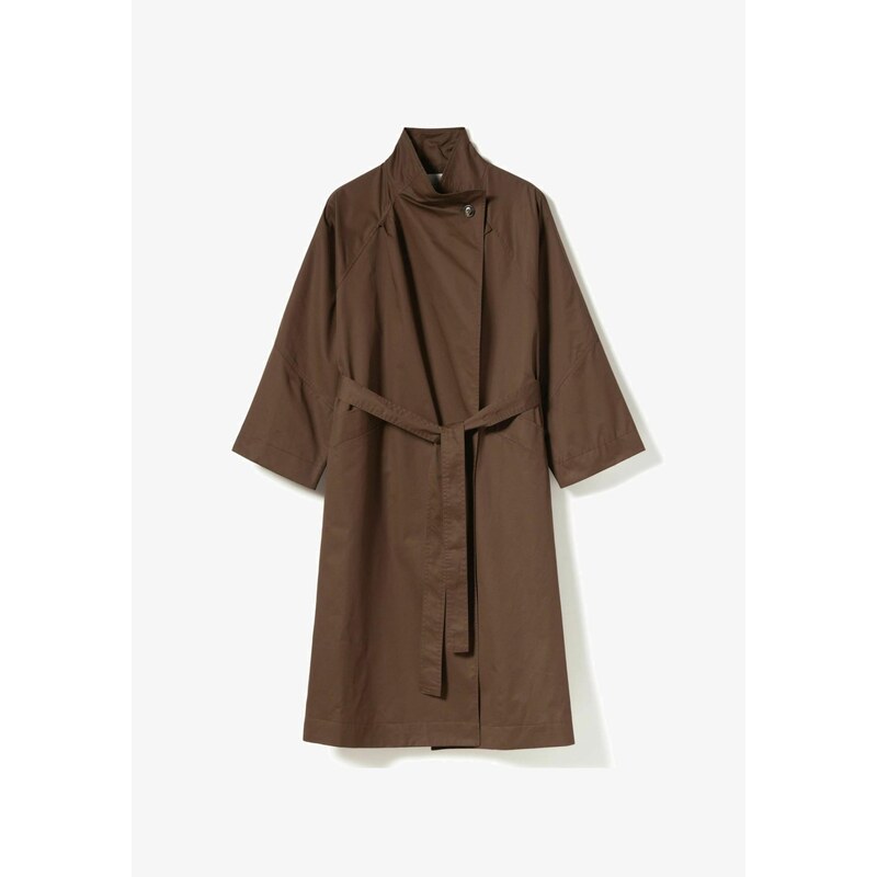 Noella Přechodný kabát N-Makenzie Coat čokoládová 113675405