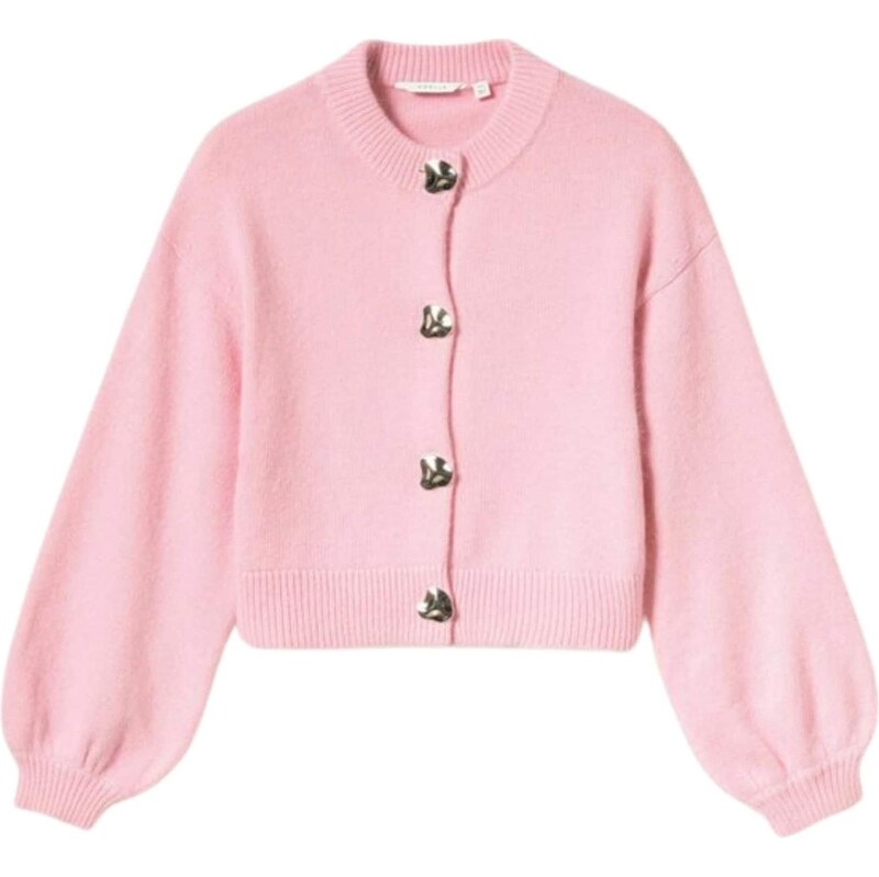 Noella Svetr N-Miley Knit Cardigan světle růžová 113675455