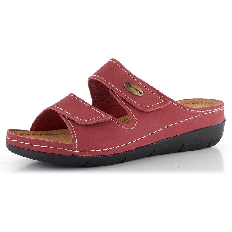 Tamaris fuzbetové pantofle Red 1-27510-41 104312895