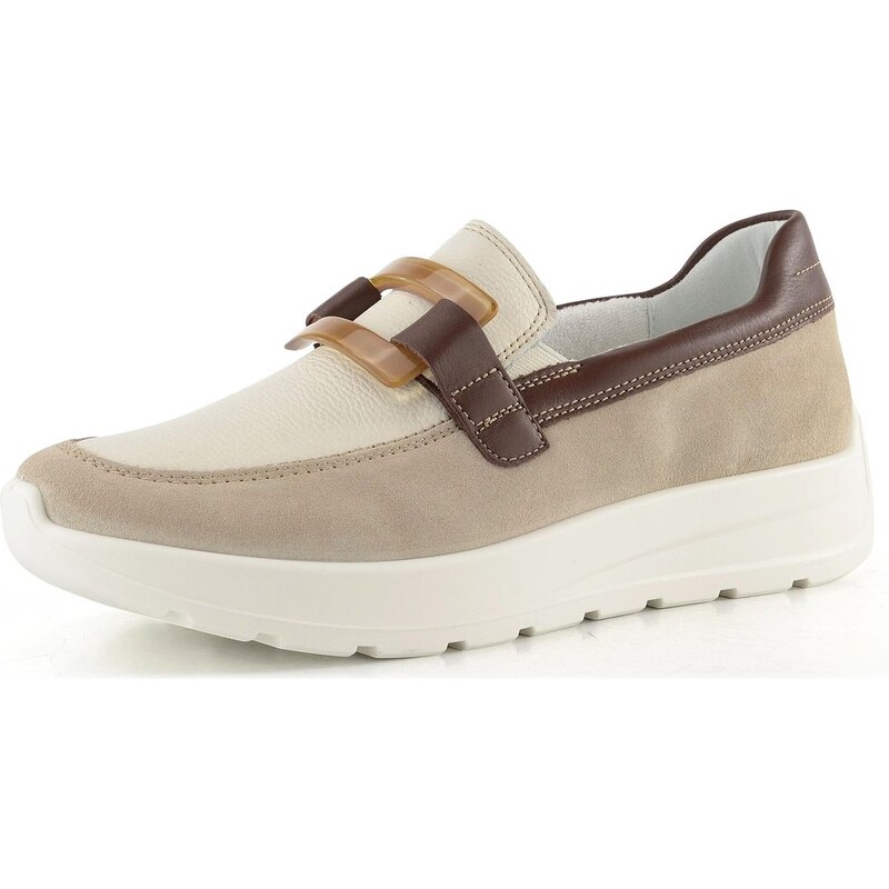 Ara širší mokasíny New York beach/mocca/cream 12-25122-07 113676142