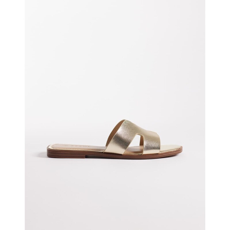 SEQWL Storke flat sandals in Gold 115517562