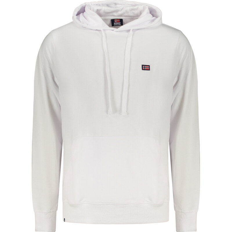 Norway 1963 Pánská Bílá MMikina na Zips