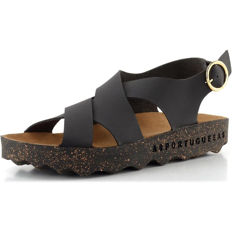 Asportuguesas sandály Cusk black P018278000 113676333
