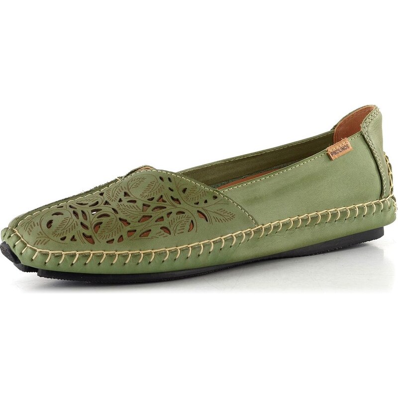 Pikolinos prořezávané baleríny Jerez mint green 578-4976 113676356