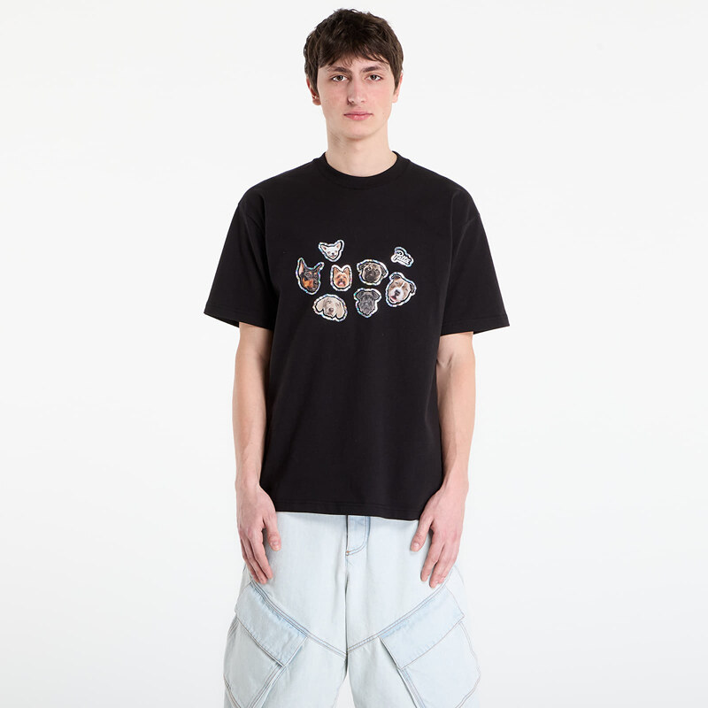 Tričko Patta Dogs T-Shirt UNISEX Black M
