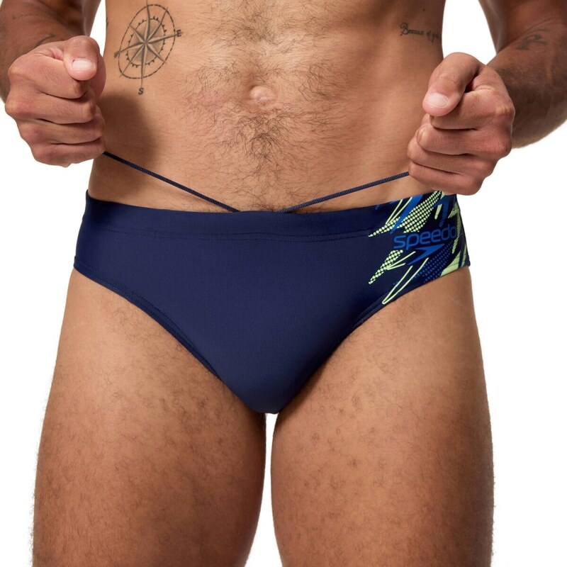 Blancheporte Slipové plavky Medley Logo 7 cm Speedo nám.modrá 113678008