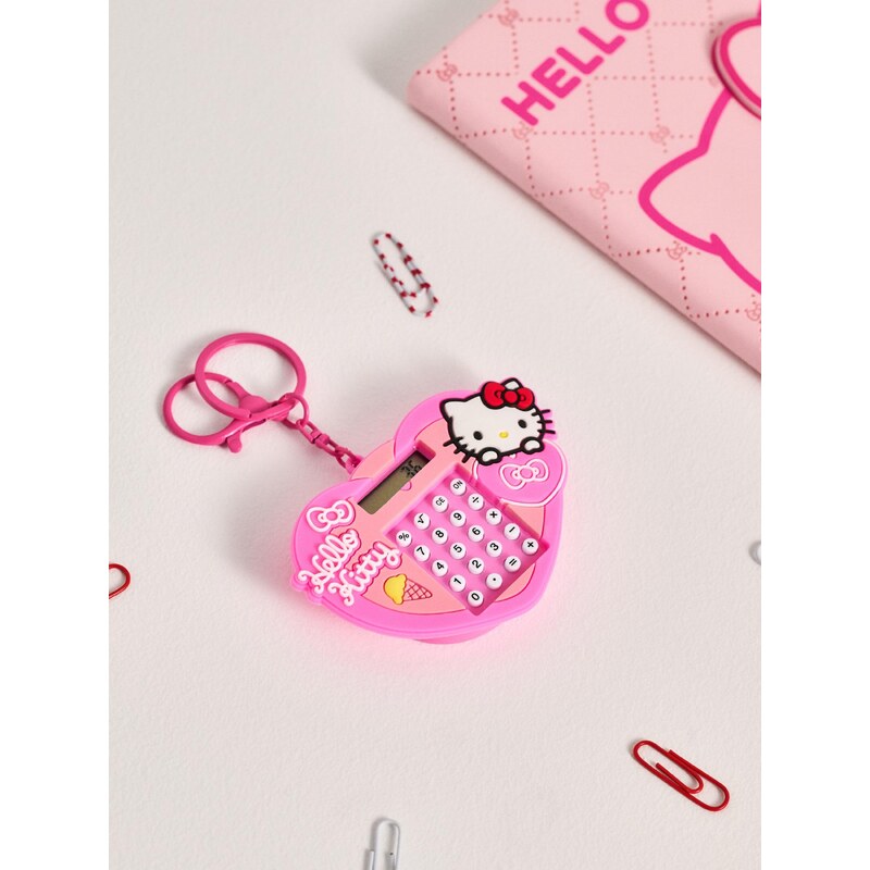 Sinsay - Přívěsek s kalkulačkou Hello Kitty - růžová 113303005