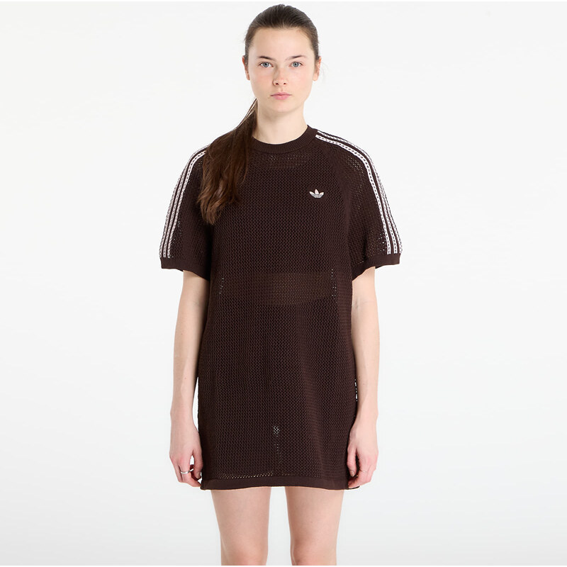 adidas Originals Šaty adidas Knitted Crochet Dress Aurora Coffee M 113618213