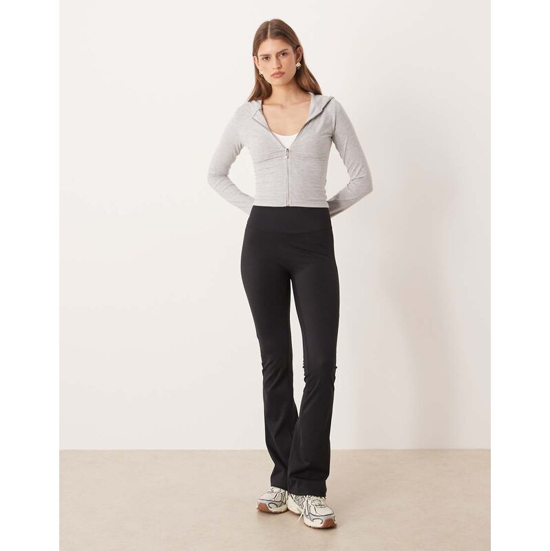 Gina Tricot flare soft leggings in black
