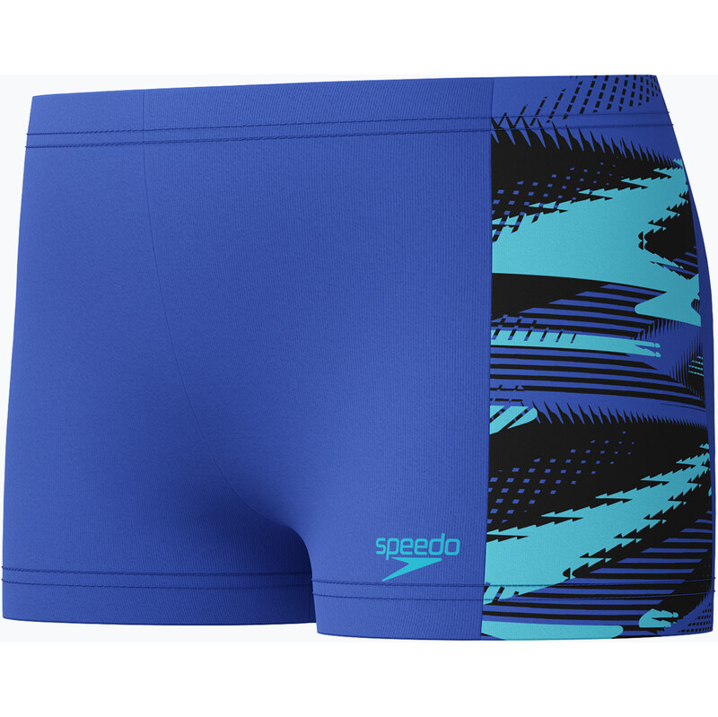 Dětské boxerky Speedo HyperBoom Panel Aquashort cobalt pop