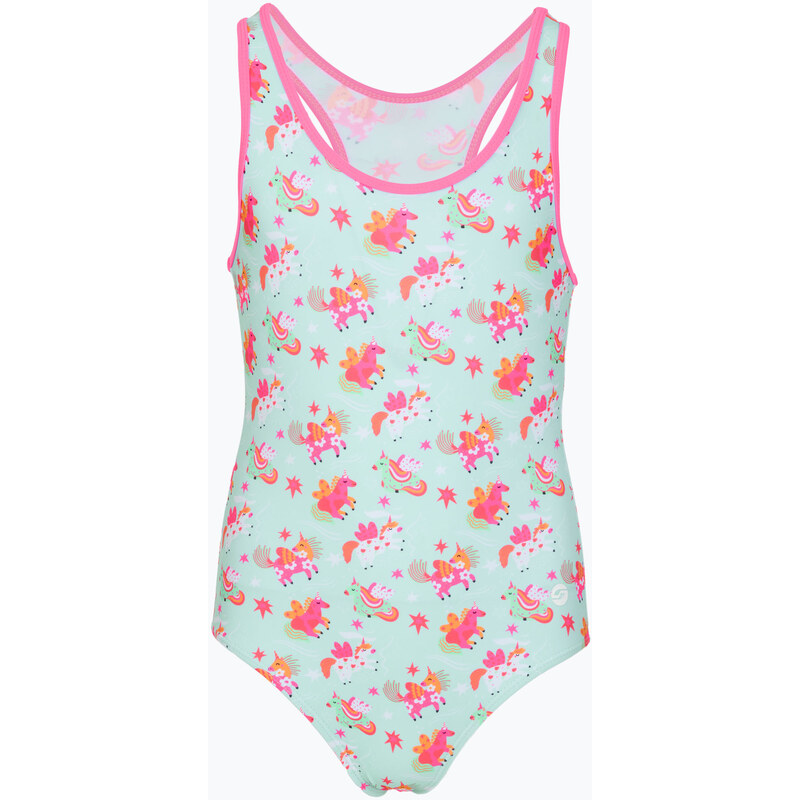 Dětskéí jednodílné plavky RAS Unicorn Classic Back aqua