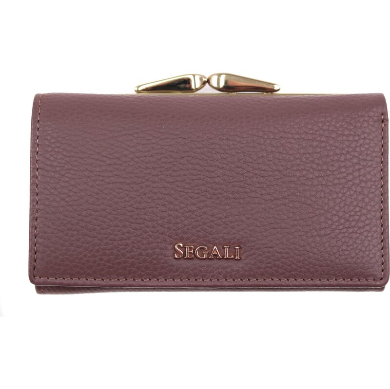 Dámská kožená peněženka Segali 50523 Dark Taupe 113694571