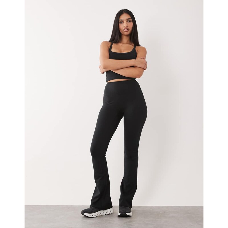 4505 Hourglass Icon soft touch high waist yoga legging in black 115516164
