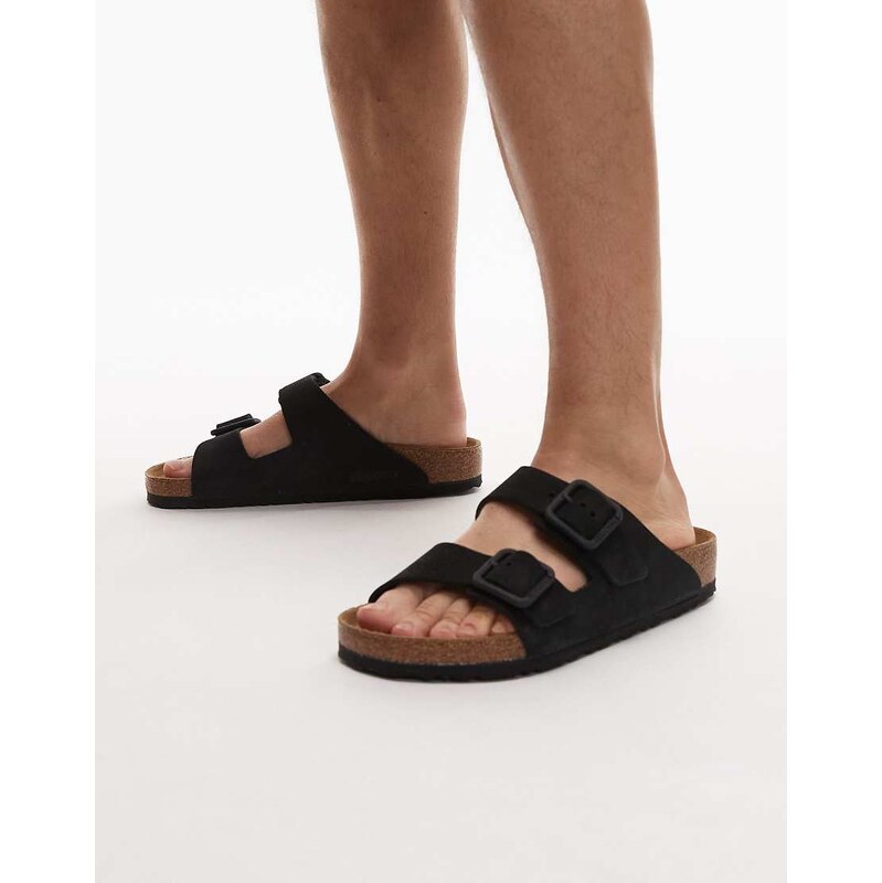 Birkenstock Arizona wire buckle sandals in black