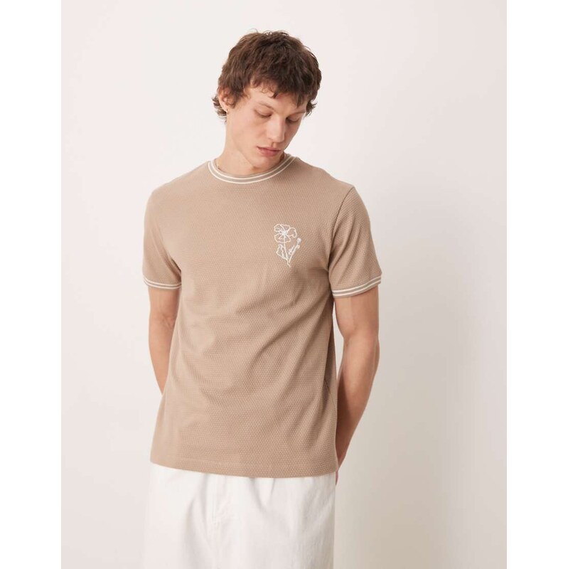 ASOS DESIGN heavyweight regular fit t-shirt with floral