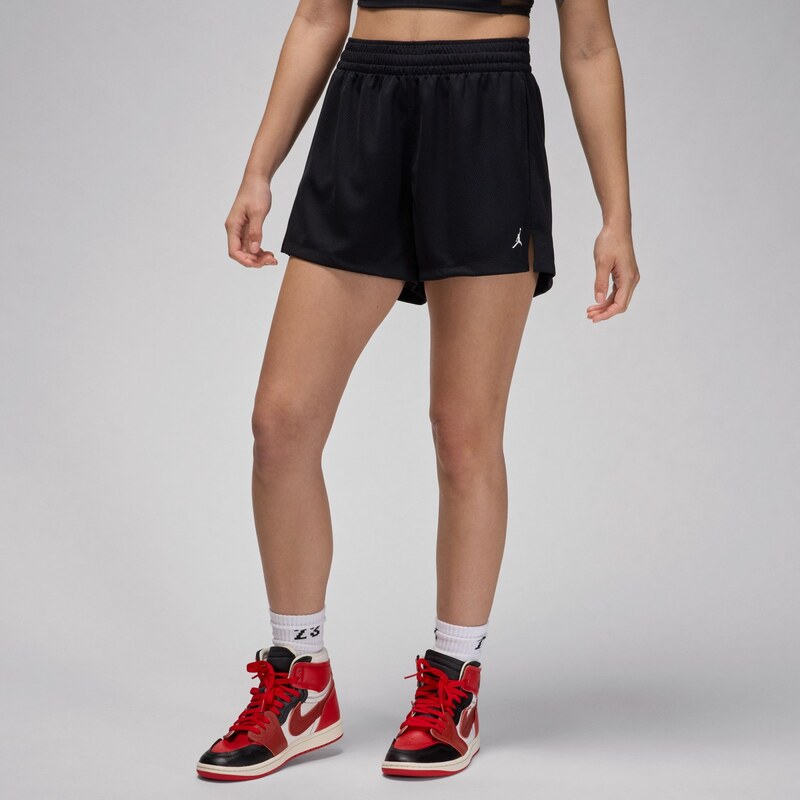 Jordan Sport Womens Mesh Shorts BLACK/WHITE