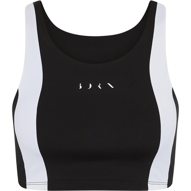 Born Sportovní top Bindi černá / bílá 113709482